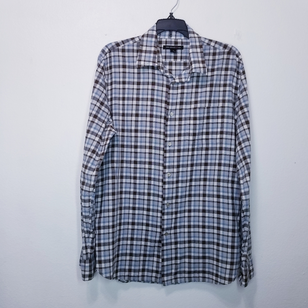 🌸 John Varvatos | Men's Plaid Buttondown Shirt